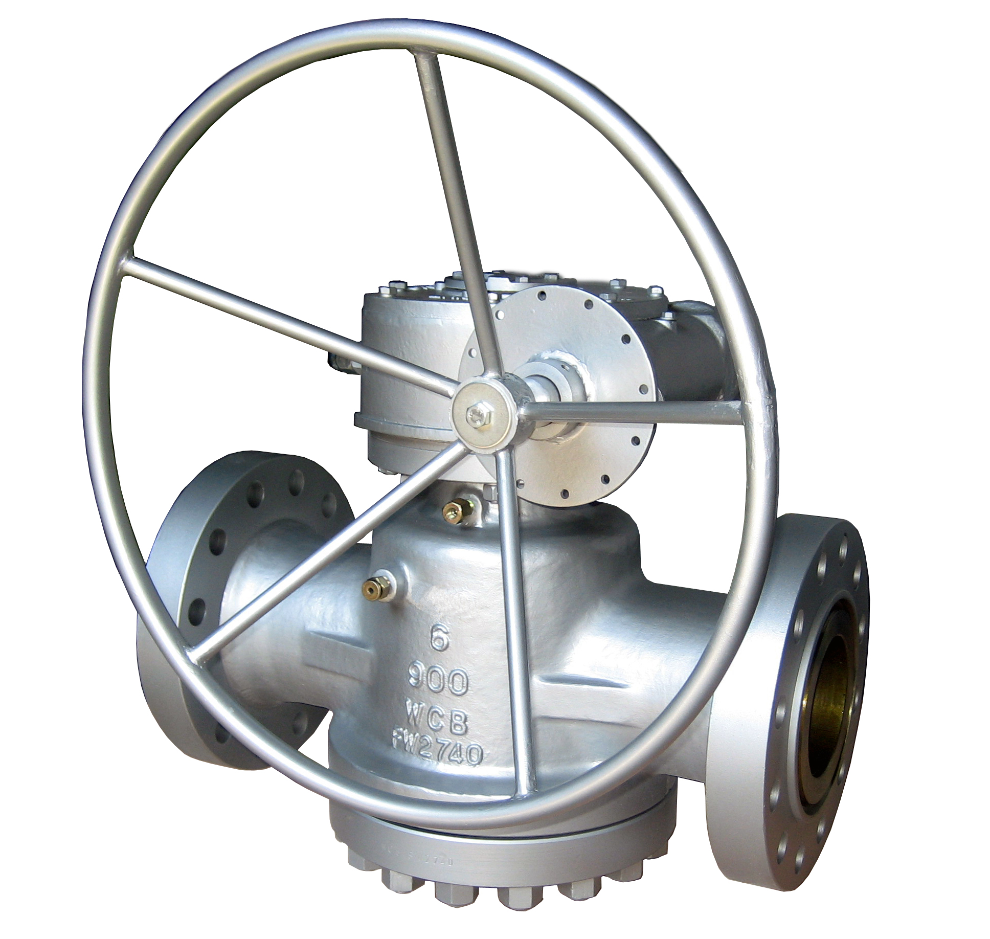 Lubricated steel plug valves