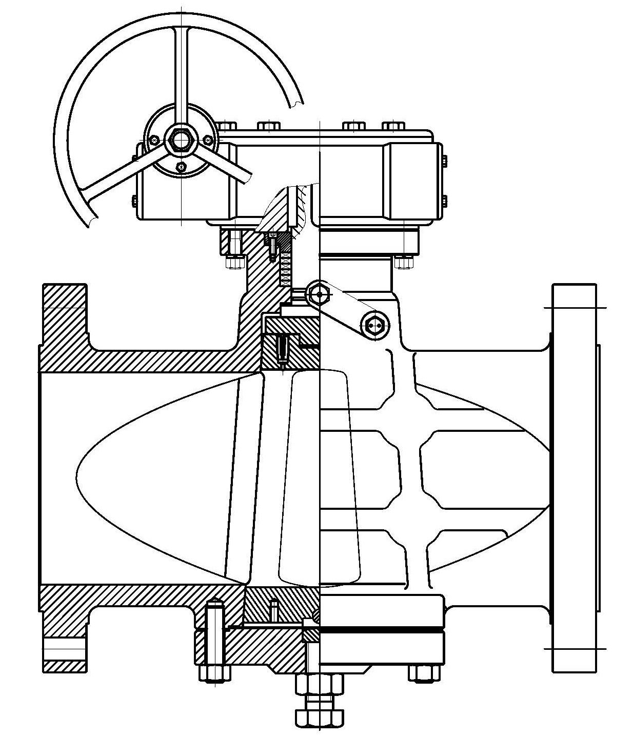 Lubricated steel plug valves
